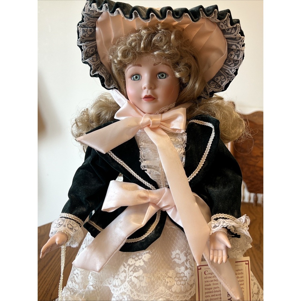 Dynasty Doll Collection- 1991 Limited Production "Ashley" Porcelain Doll/ No Box